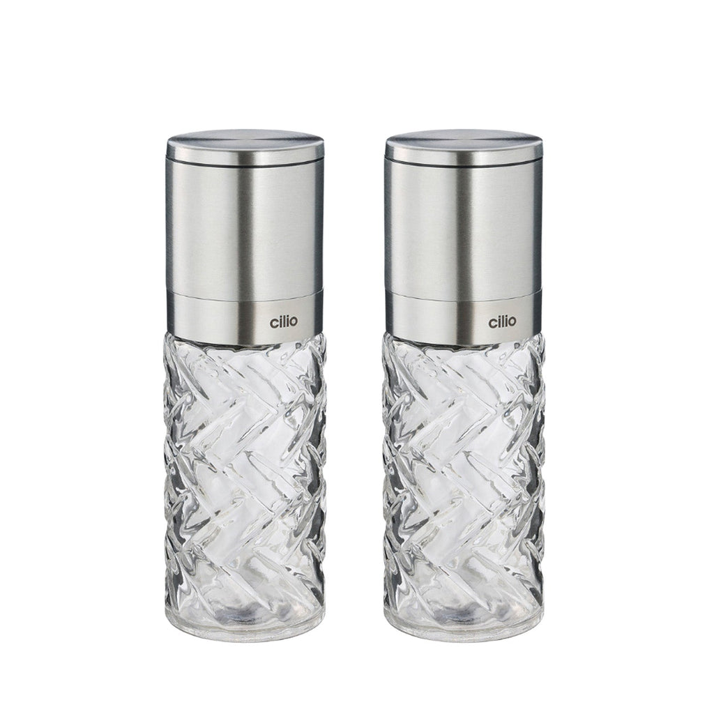 Cilio Cristallo Salt or Pepper Mill 2 Piece Set