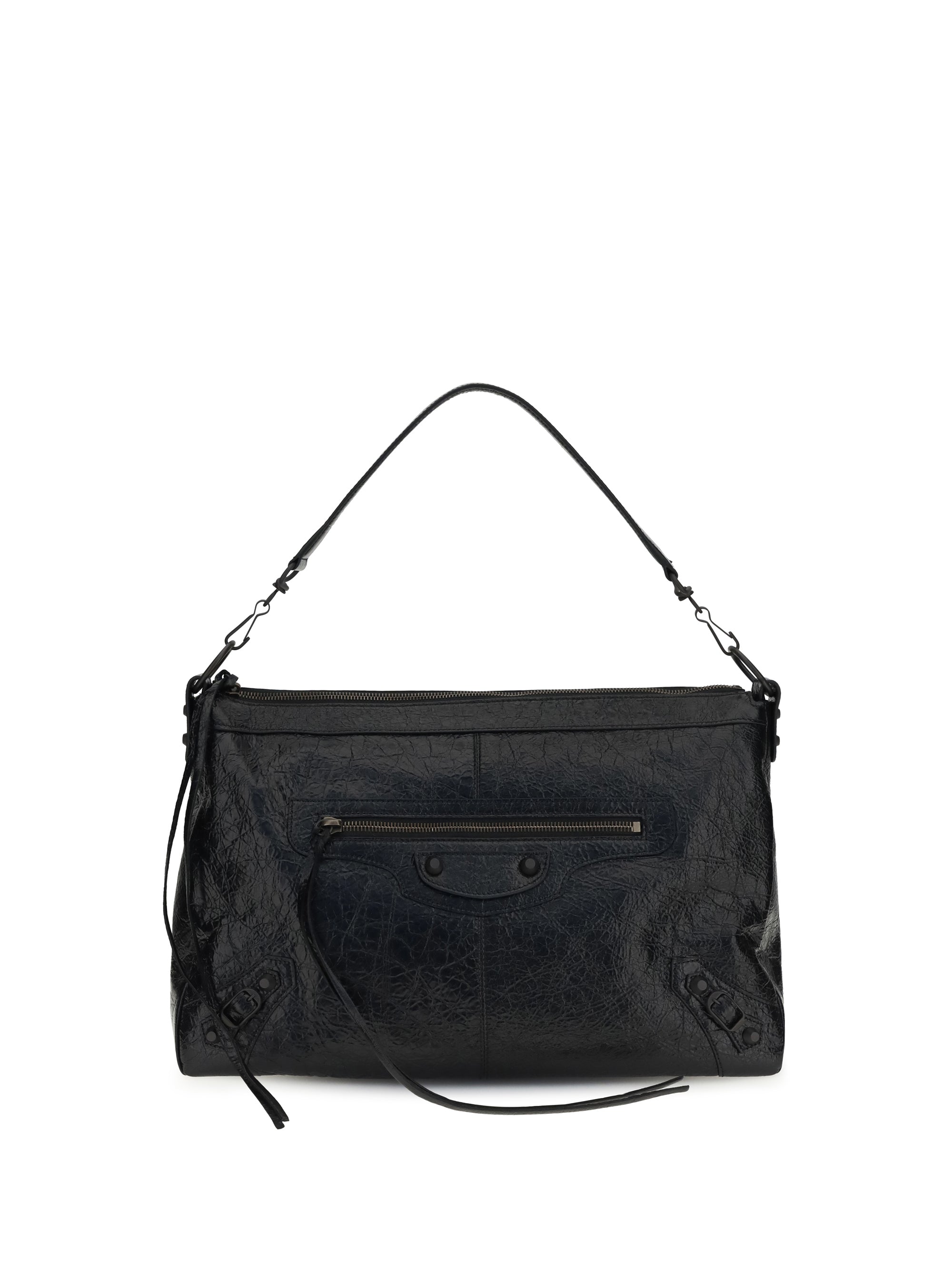 Balenciaga Men Le City Moto Medium Shoulder Bag