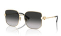 Women's Square Sunglasses In Pale Gold