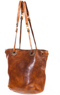 Women's Hobo Genuine Leather Bag In Tan