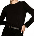 Long Sleeve Perfect Tee In Black