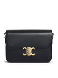 Celine Women Triomphe Classique Bag In Glossy Calfskin
