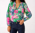 Elsa Top In Multi Party Punch Patch
