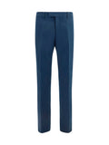 Ferragamo Men Cotton And Cashmere Chinos Pants