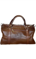 New Genuine Buffalo Leather Large Duffel Travel Bag For Men/ Women
