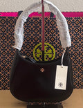 NWT Tory Burch Emerson Patent Leather Shoulder Bag In Gold/Black