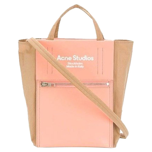 Acne Logo Mini Tote Crossbody Bag Aev