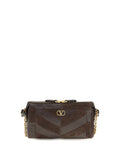 Valentino Garavani Women Panthea Shoulder Bag Chevron Pattern