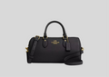 NWT Coach Rowan LONG Satchel Leather Bag In Gold/Black