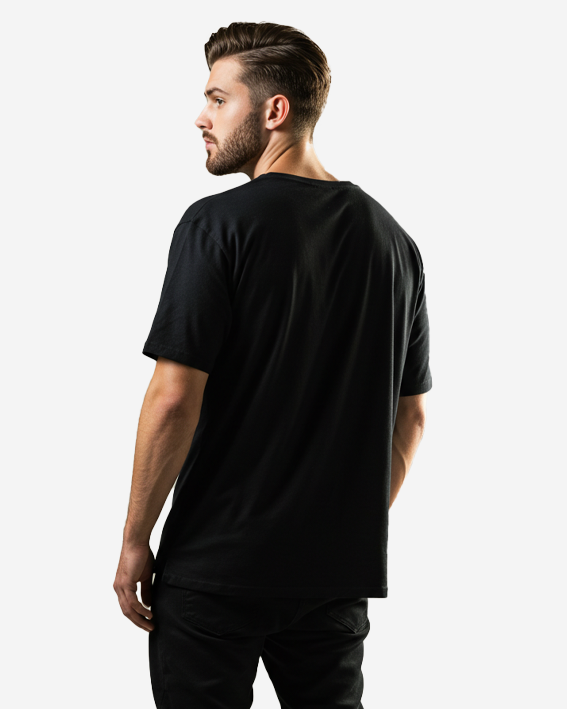 Vintage Skull Tattoo Salon Men's Oversized T-Shirt