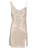 Self-Portrait Women Draped Mini Dress