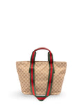 Gucci Men `Gg` Canvas Tote Bag
