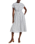 Gracia Linen-Blend A-Line Dress