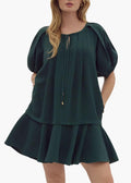 Madison Mini Dress In Forest