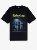 Balenciaga Men The Address Cotton T-Shirt