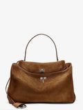 Balenciaga Women Rodeo M Suede Shoulder Bag