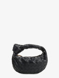 Bottega Veneta Women Mini Jodie Leather Handbag With Intrecciato Motif