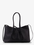 Bottega Veneta Women Pinacoteca Leather Handbag With Intrecciato Motif
