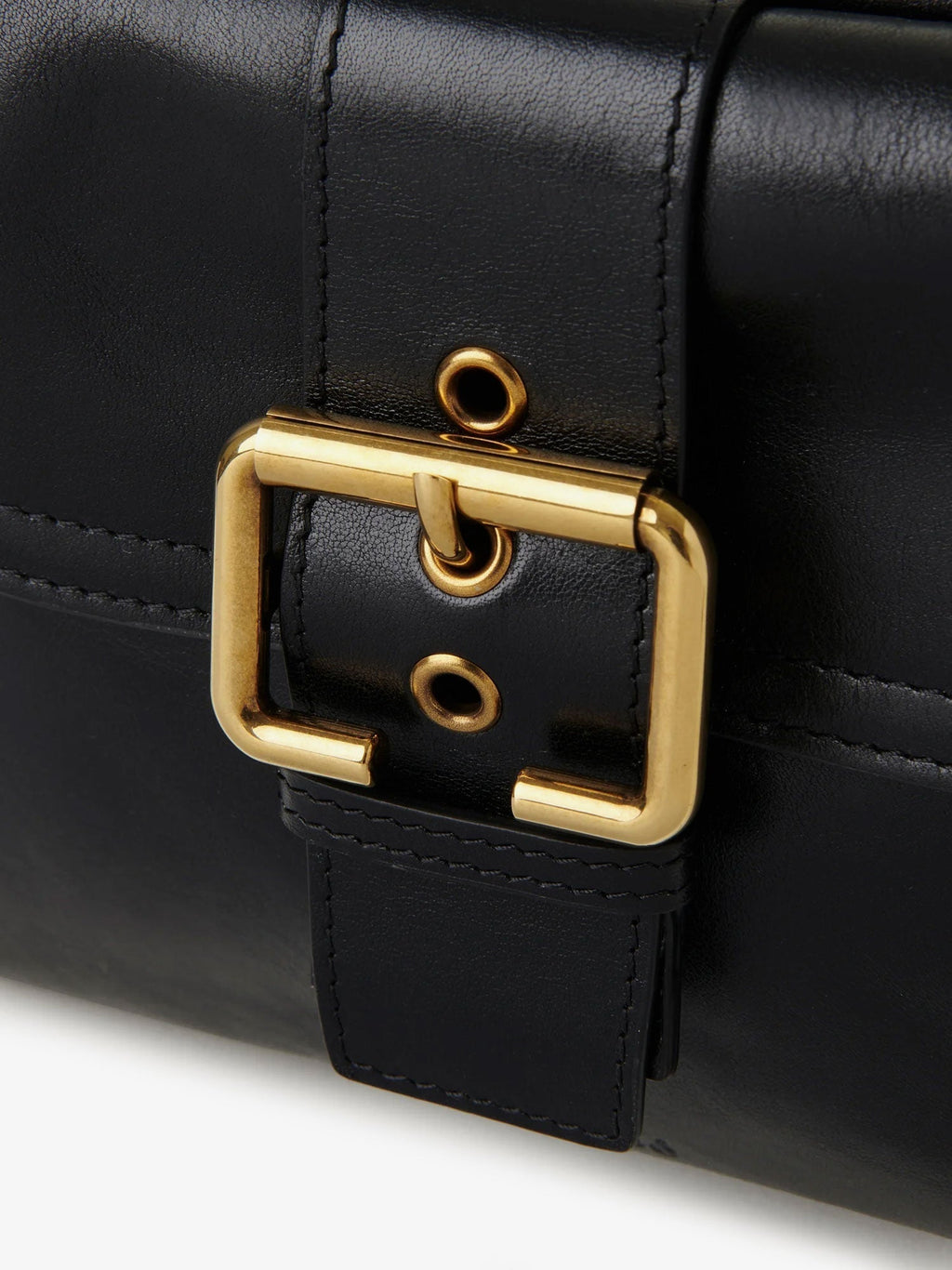 Chloe' Women Carry Shiny Buffalo Leather Shoulder Bag