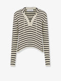 Dior Women Dioriviera Striped Linen And Silk Sweater