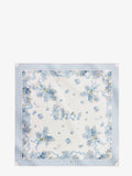 Dior Women Silk Foulard With Dior Lilac Bouquet Print
