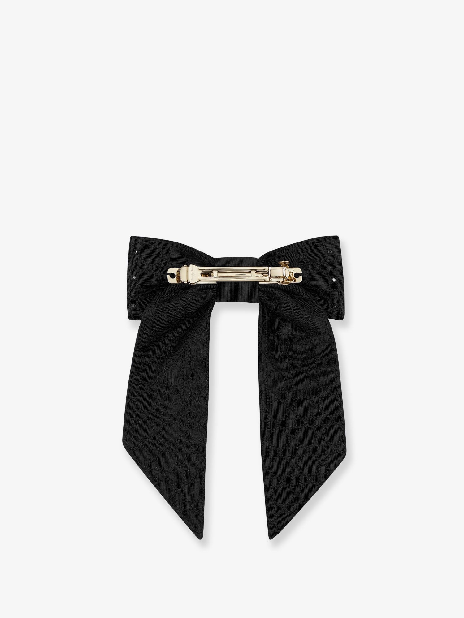 Dior Women Dior Twist Technical Fabric And Silver-Colored Crystals Bow