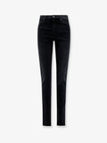 Gucci Women Slim Fit Black Denim Trousers
