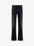 Gucci Men Blue Denim Jeans With Nastro Web Profiles