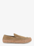 Loewe Men Rio Suede And Raffia Loafers