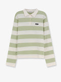 Miu Miu Women Cotton Polo Shirt With Striped Pattern
