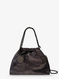 Stella Mccartney Women Falabella Eco Shiny Dotted Chamois Fabric Shoulder Bag