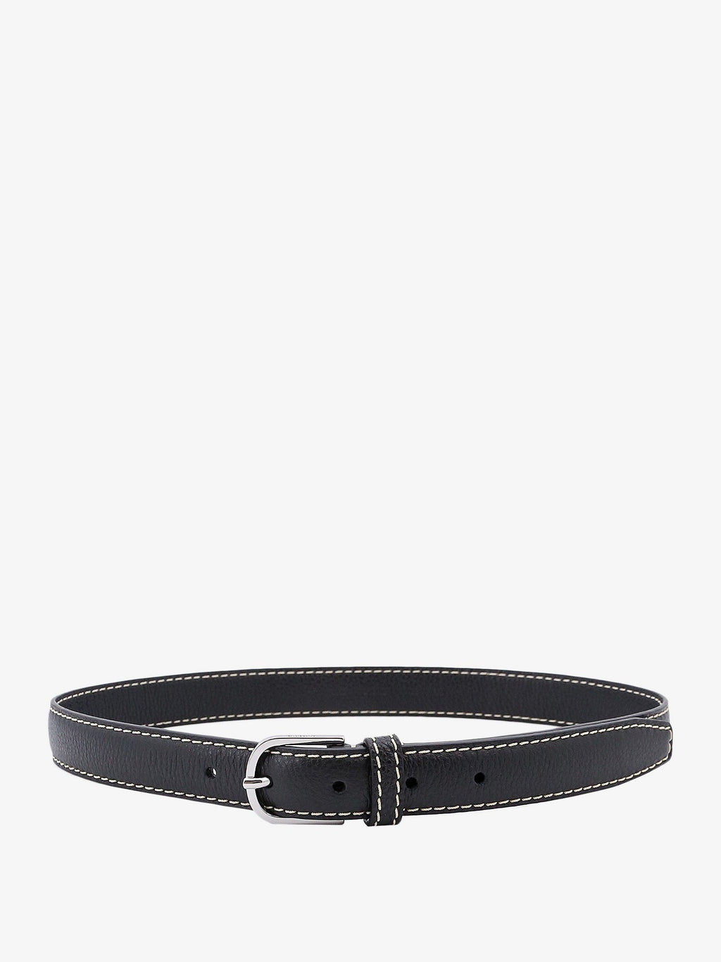 Toteme Women Slim Grained Leather Belt