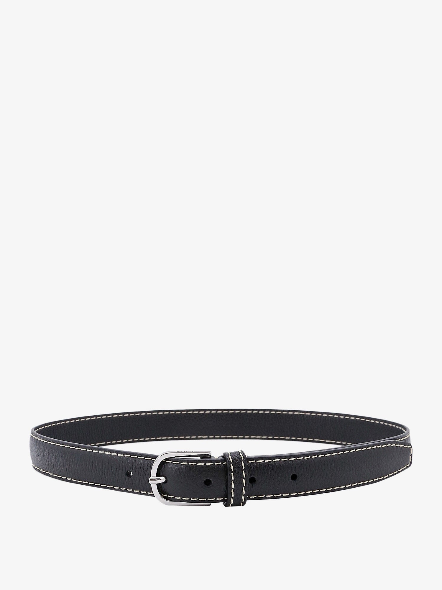 Toteme Women Slim Grained Leather Belt