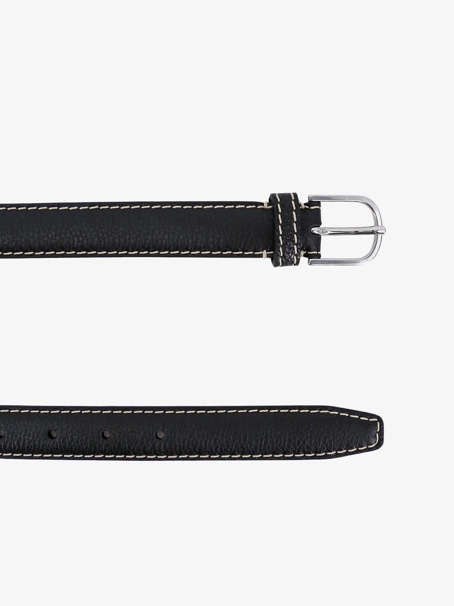 Toteme Women Slim Grained Leather Belt