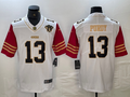 Men's San Francisco 49ers Brock Purdy #13 White Player Game Jersey1