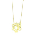Rhodium Brass Necklace with No Stone