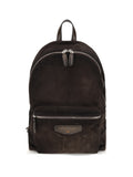 Santoni Men Suede Backpack