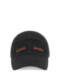Gucci Men Cotton Baseball Cap With Embroidery