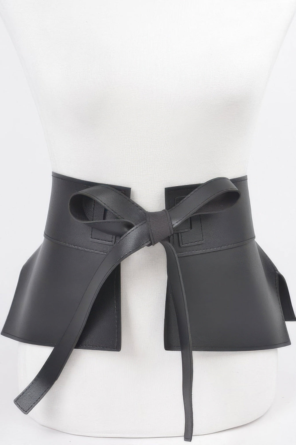 Stylish Wide Waist Belt in Faux Leather`