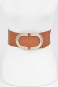 Rhinestone Buckle Stretch Belt