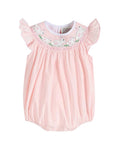 Lil Cactus Running Bunnies Smocked Flutter Romper