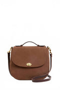 Women's Turnlock Louis With Top Handle Bag In Chocolate