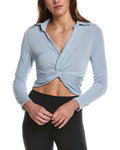 MARION Cross Back Ribbed Top