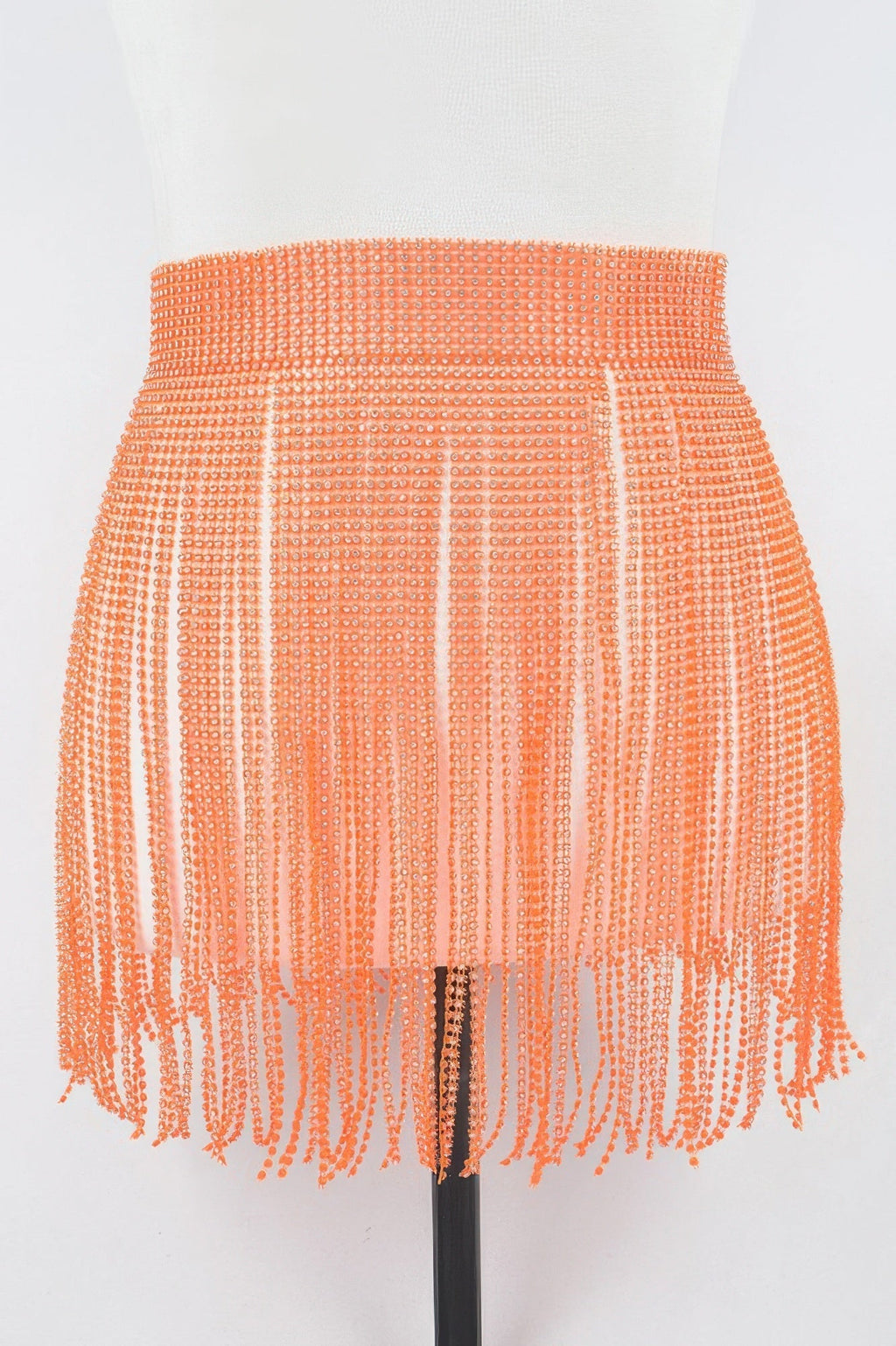 Rhinestone Fringe Belt