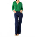 Elsa Top In Bamboo Green