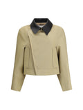 Givenchy Women Cropped Cotton And Wool Caban