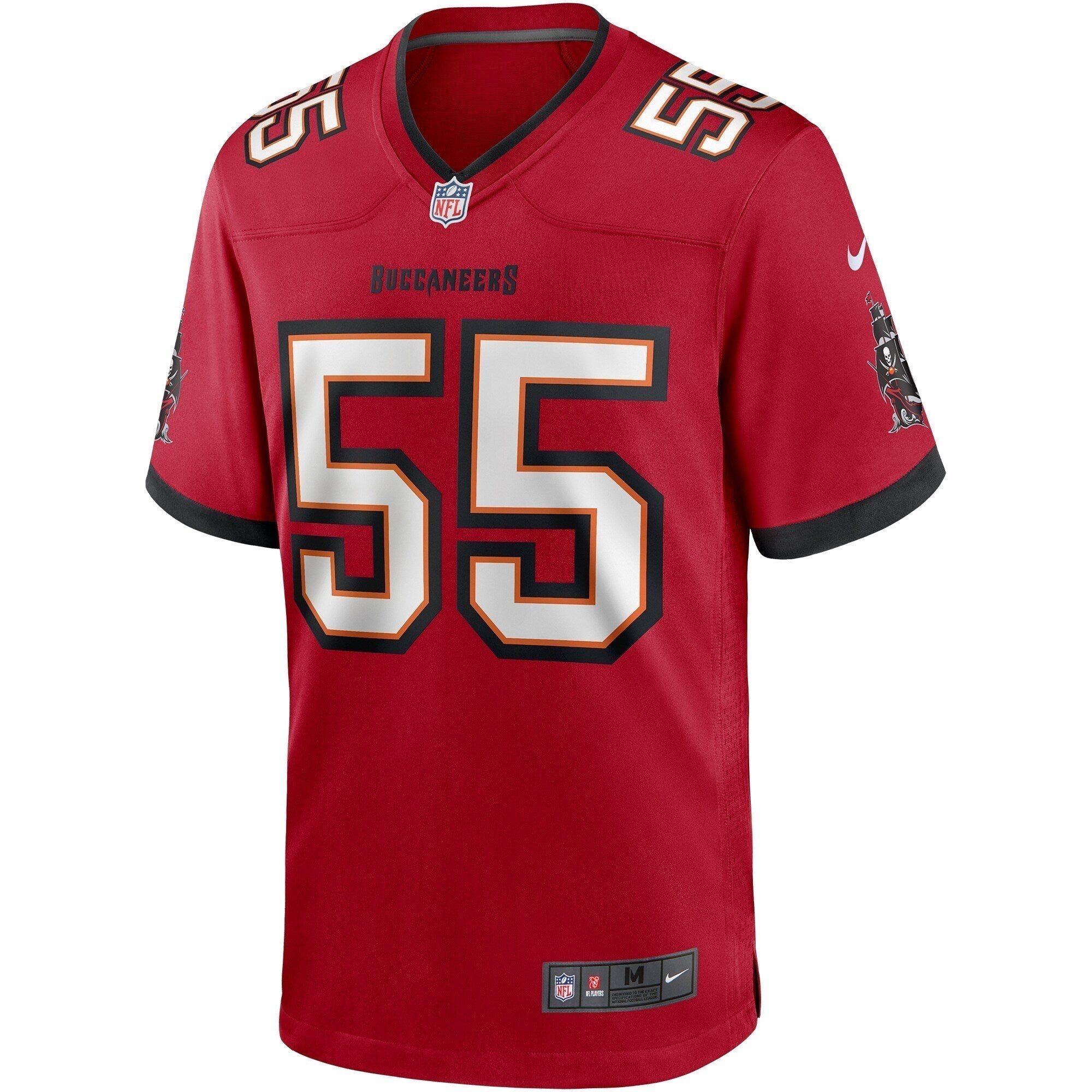 Derrick Brooks Tampa Bay Buccaneers Nike Game Retired   Jersey - Red