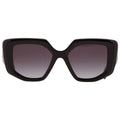 Prada Grey Gradient Irregular Ladies Sunglasses PR 14ZS 1AB09S 50