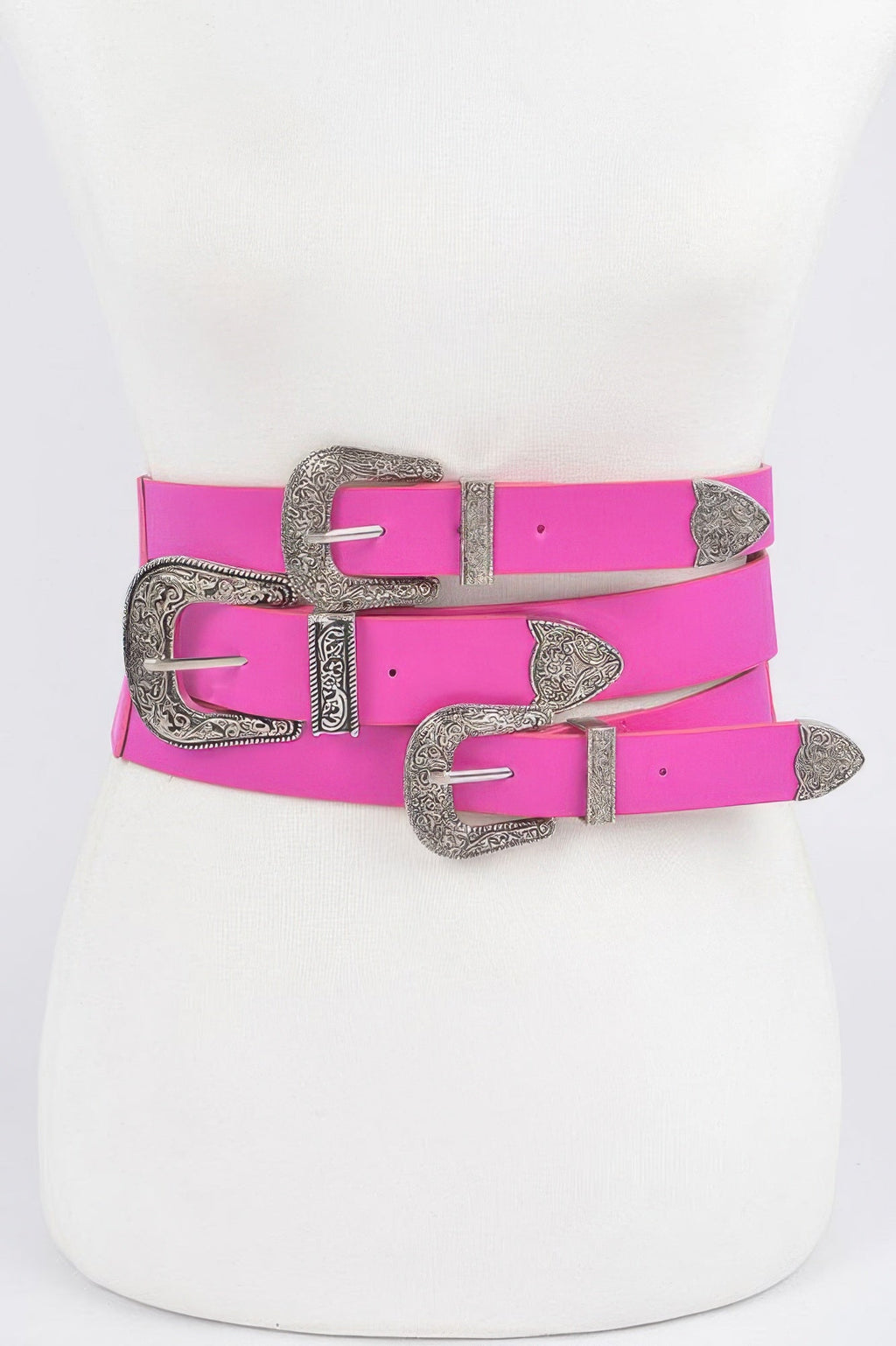 Multi Buckles Elastic Belt