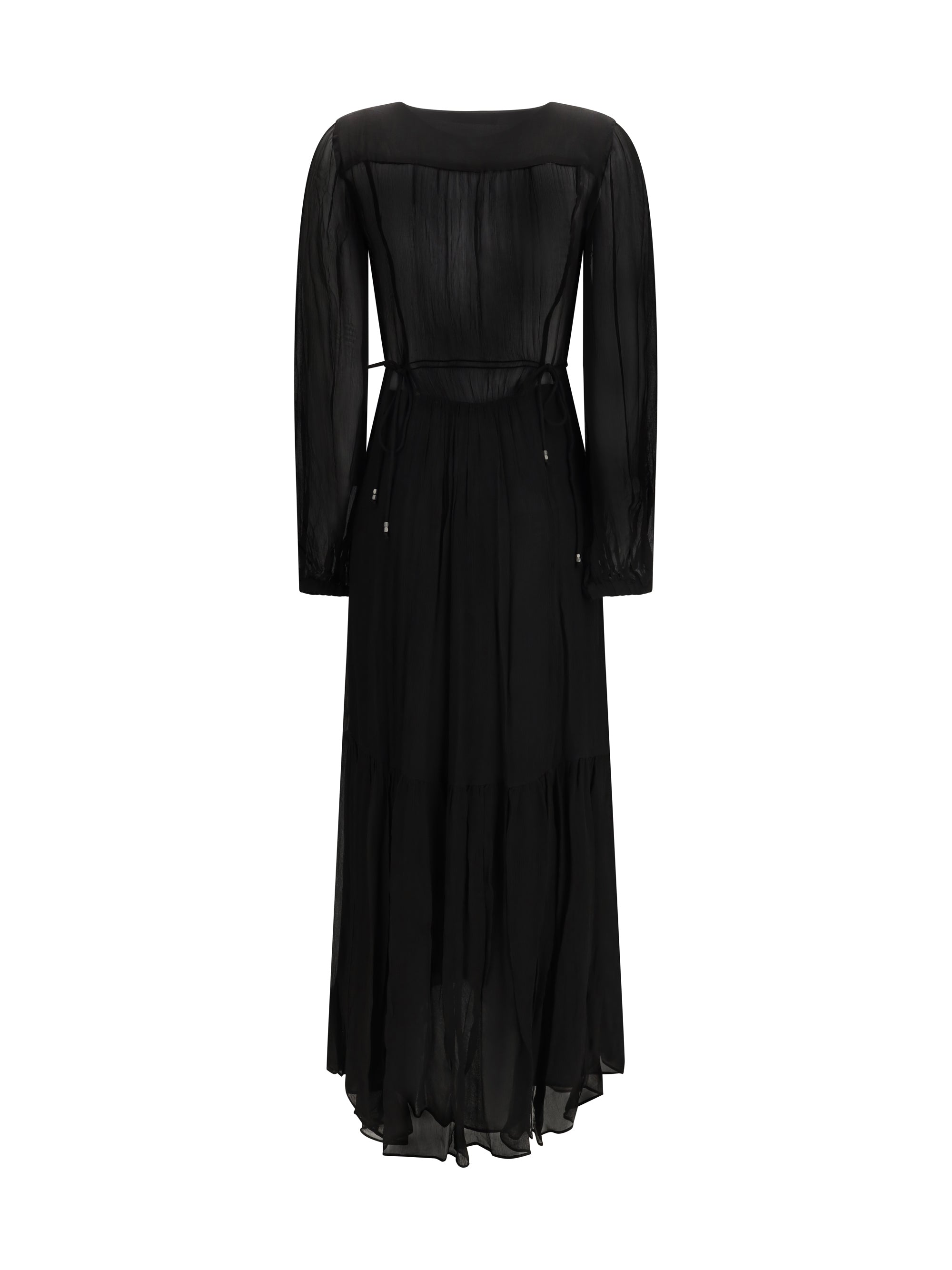 Marant Etoile Women Buttoned Sheer Long Dress